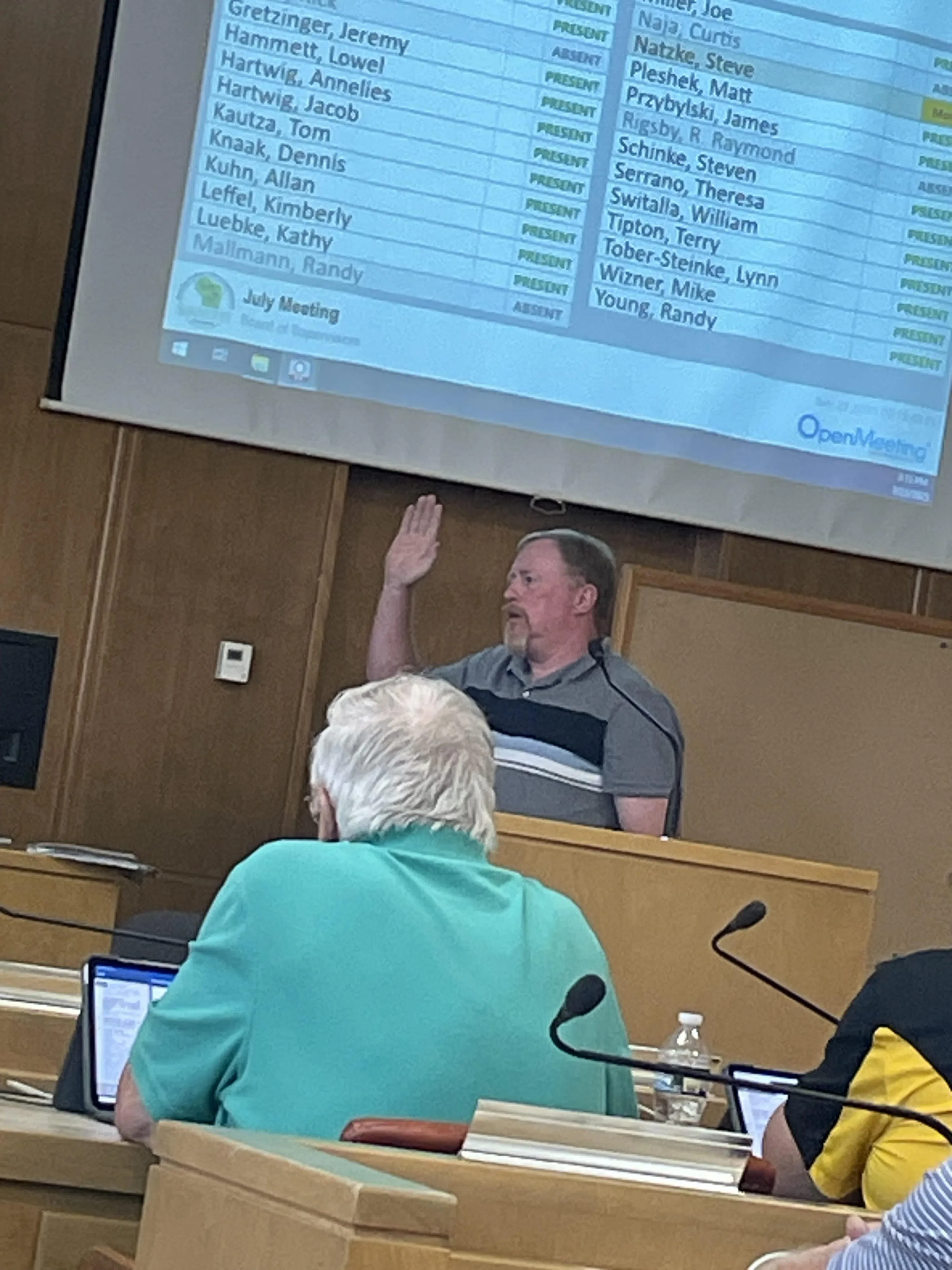 Raymond Rigsby Sworn In as Shawano County Clerk District 22 Seat Now Raymond Rigsby Sworn In as Shawano County Clerk District 22 Seat Now