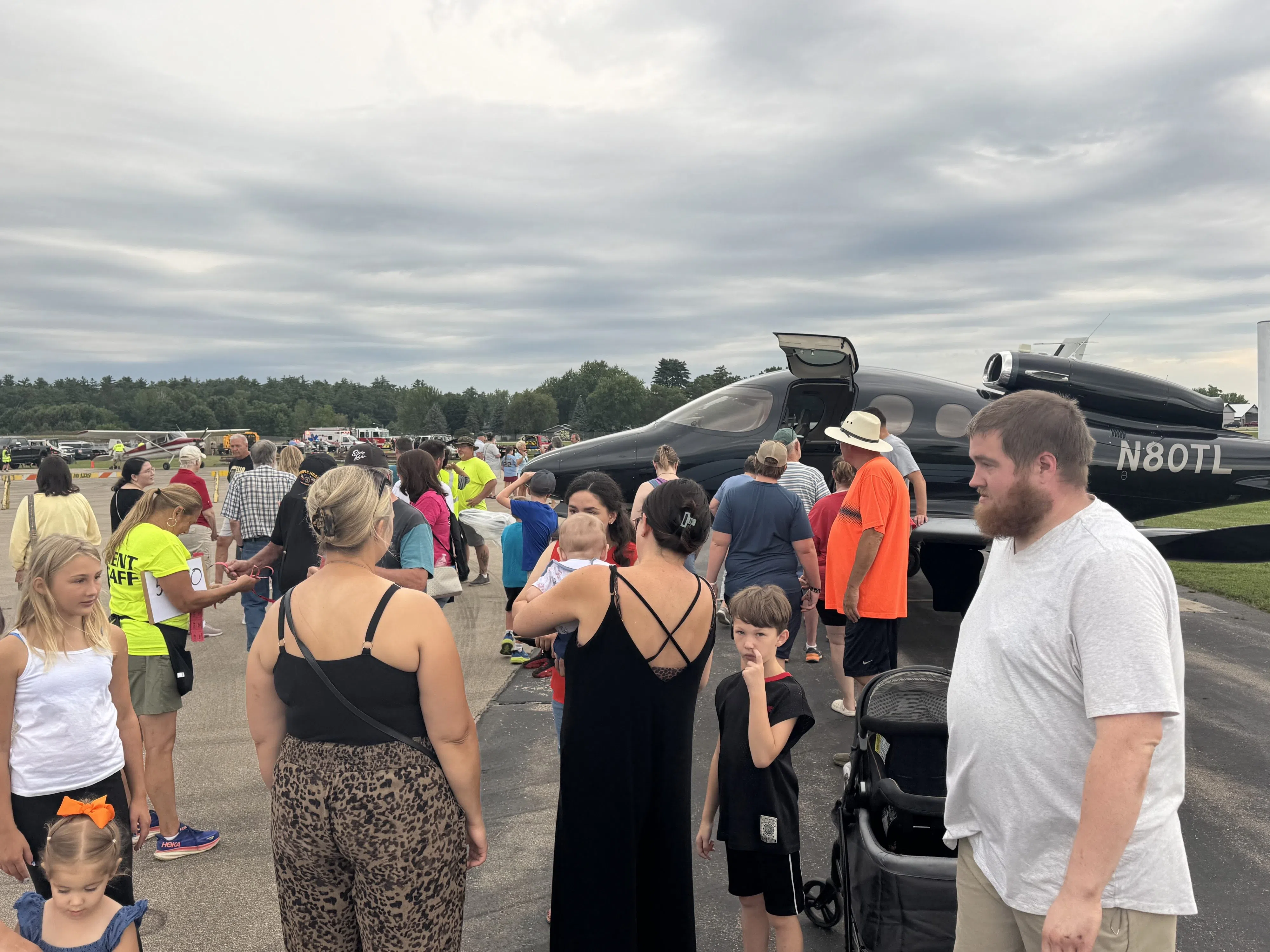 Weather Shortens Shawano Fly-In Car Show