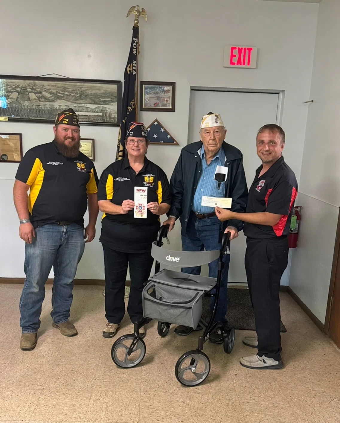 Clintonville VFW Honors Leroy Ashower with Legacy Life Membership