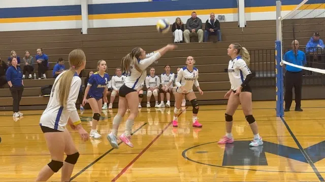 Marion Volleyball Wins First Postseason Match in 14 Years