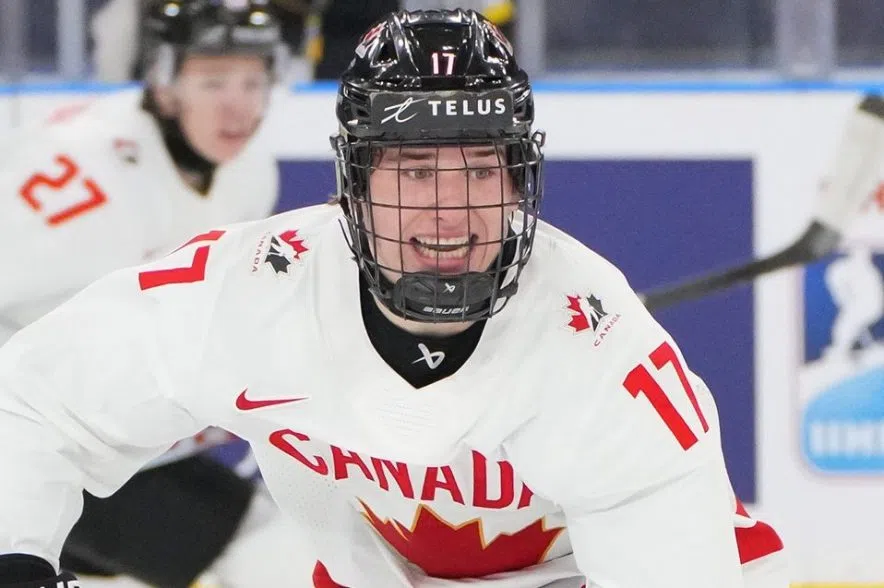 Celebrini's five points help Canada trounce Latvia at world juniors
