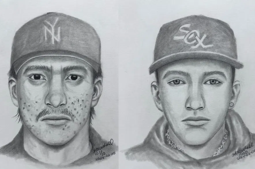RCMP releases sketches of suspects in North Battleford murder