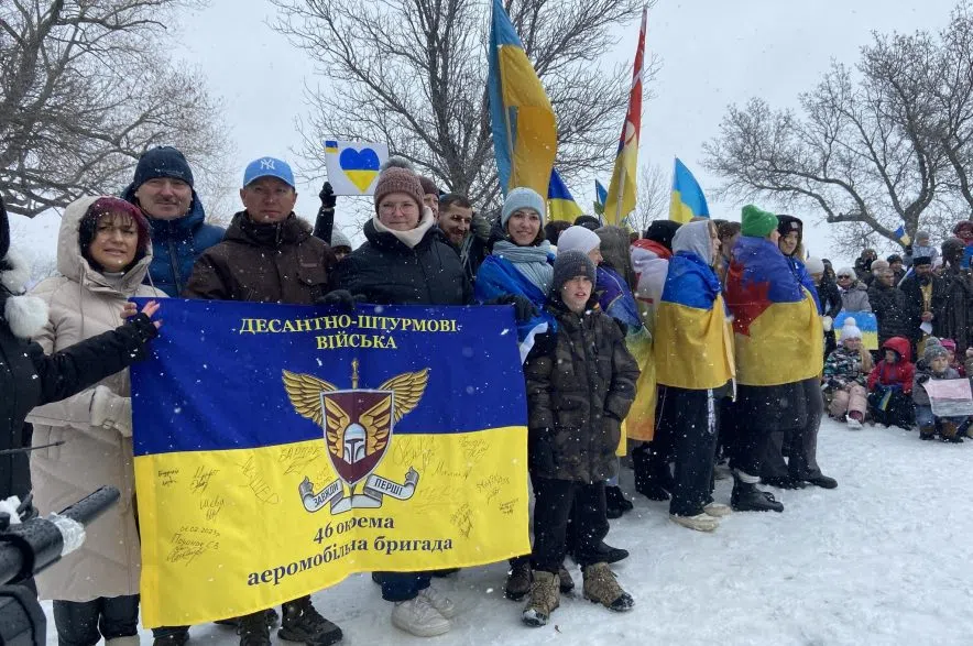 Saskatchewan shows solidarity with Ukraine on invasion anniversary