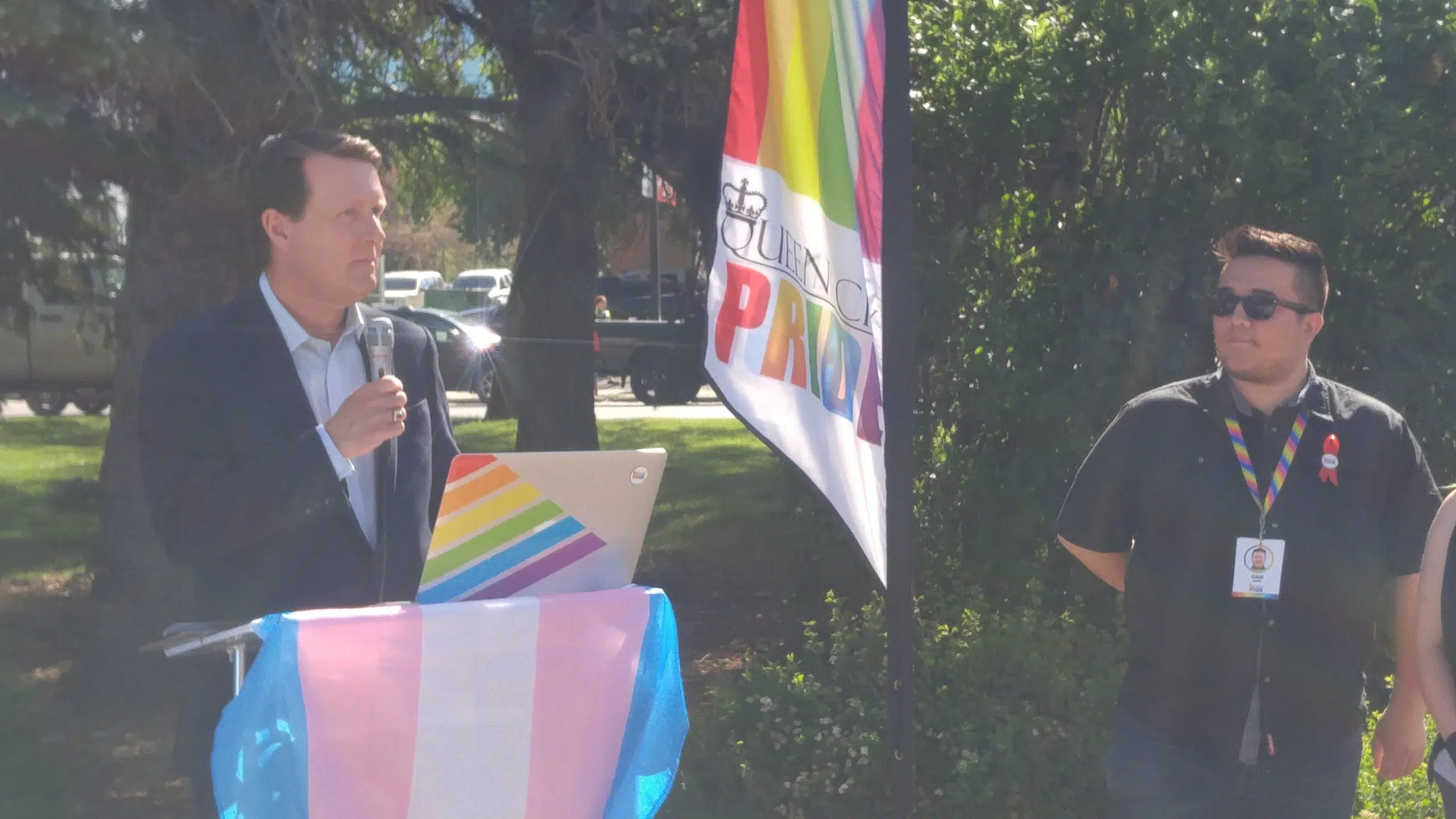 'Highest honour:' pride flag flies outside Regina city hall