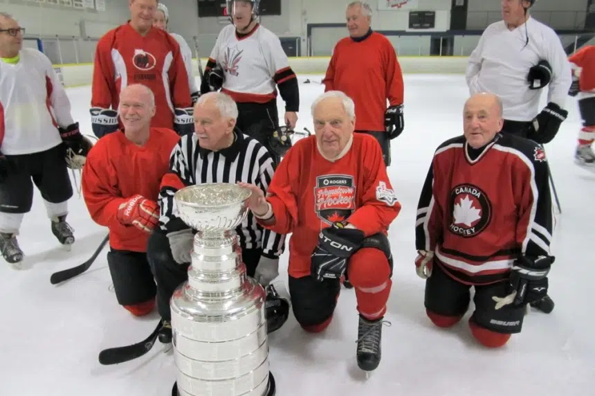 Stanley Cup pays a visit to Saskatoon old timers' hockey league
