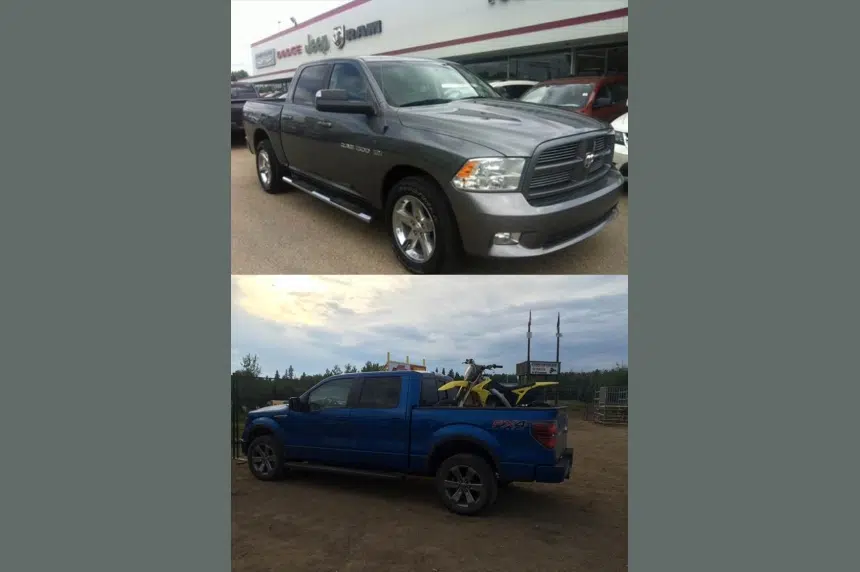 Fort McMurray couple has trucks filled with belongings stolen in Saskatoon