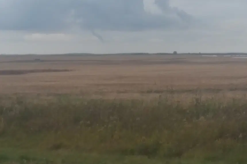 Funnel cloud spotted southwest of Pangman, Sask.