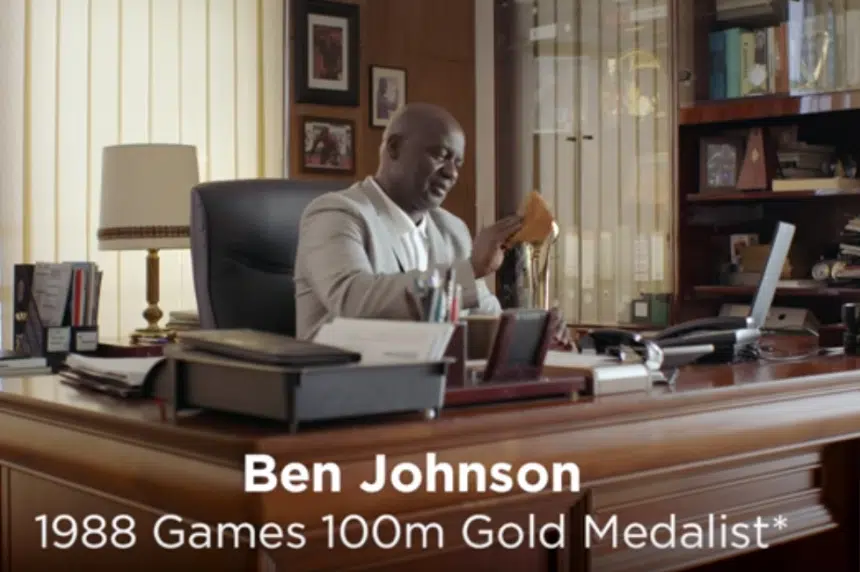 Disgraced sprinter Ben Johnson endorses 'juiced up' app