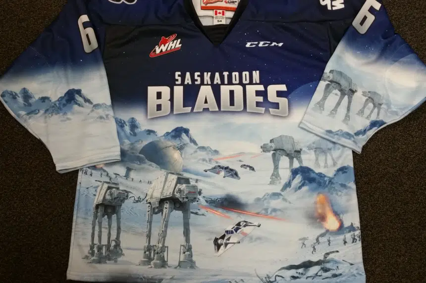 Saskatoon Blades reveal Star Wars hockey jersey