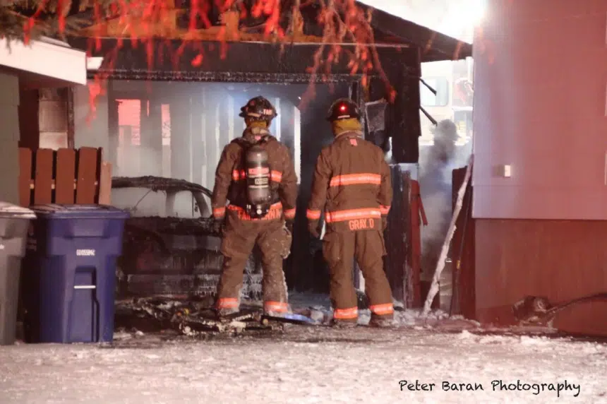 Fire destroys garage, vehicle in College Park