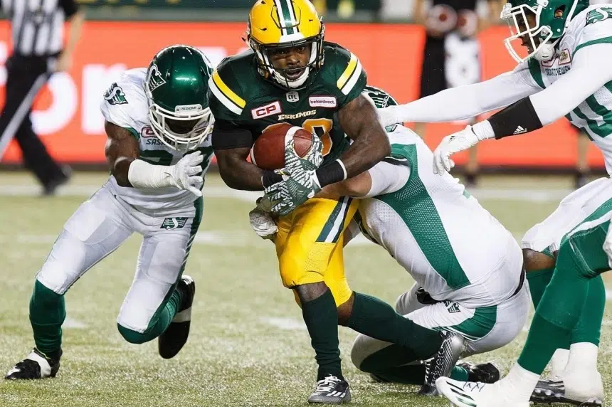 Riders show signs of life in 33-25 loss to Eskimos