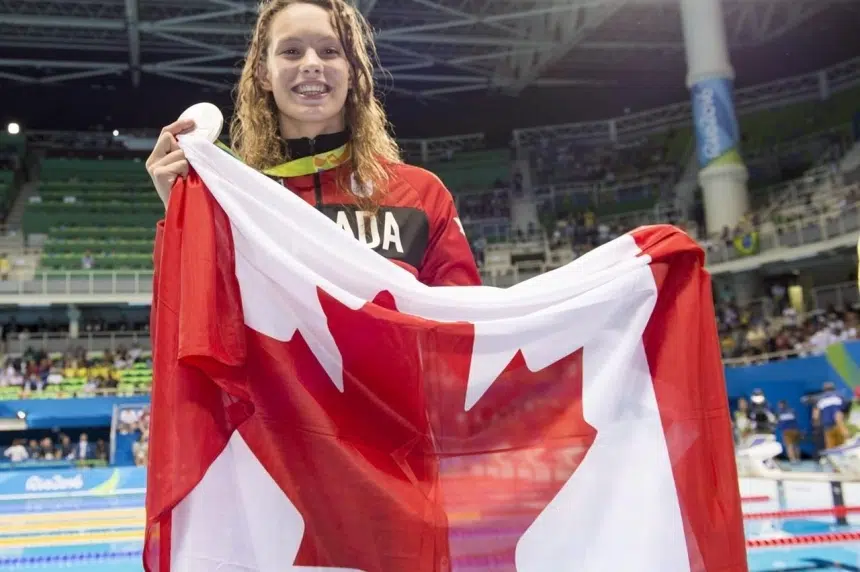 Canada's Penny Oleksiak ties for gold in 100 metre freestyle at Rio Olympics