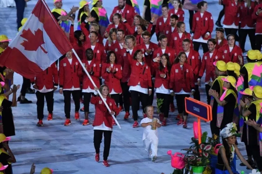 Canada's team receives warm welcome at Maracana Stadium for opening ceremony