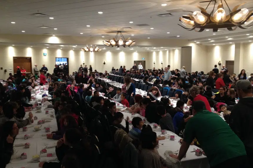 Inner-city schools treated to Christmas lunch at downtown Regina hotel