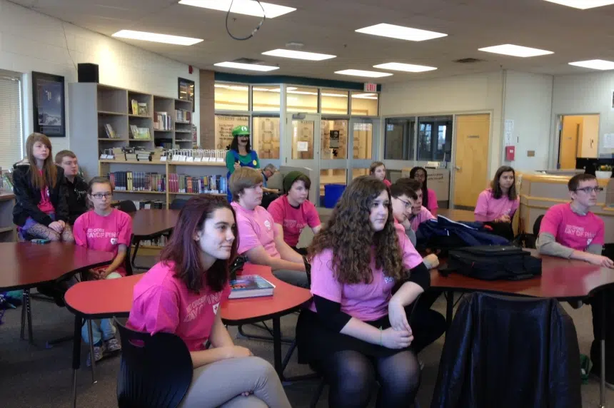 New Pink Day message launched at Regina high school