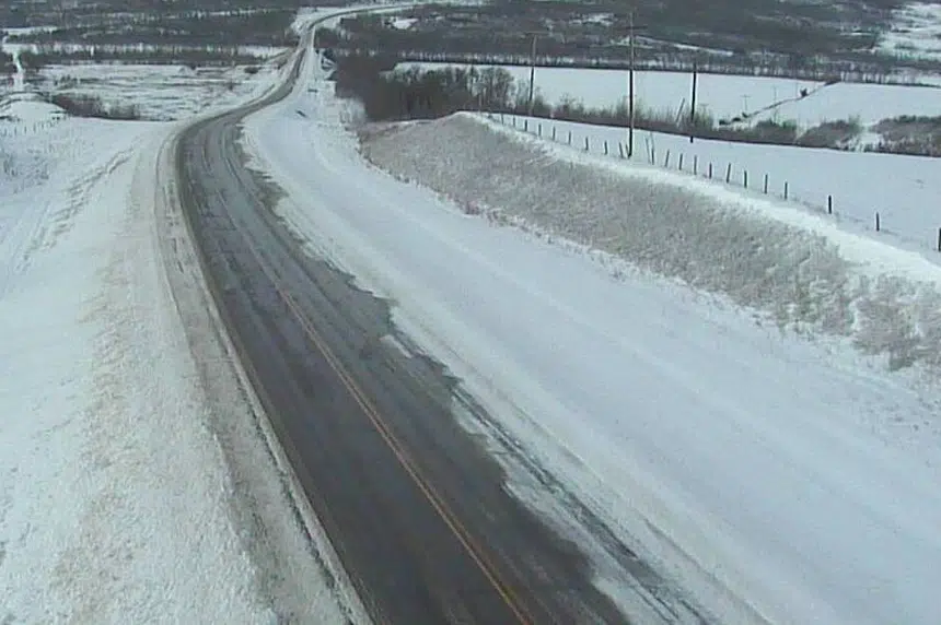 Freezing rain leads to icy highways, travel warnings