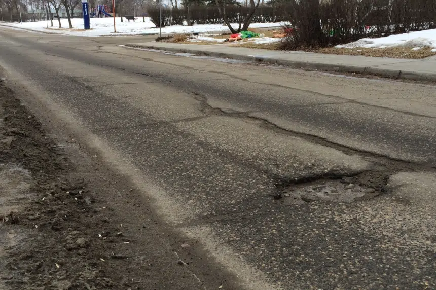 Pothole repairs starting early for Regina crews