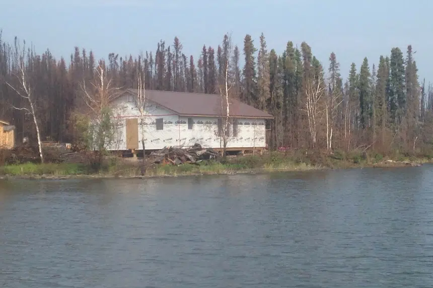 Rebuild on Nemeiben Lake begins after wildfires engulfed several cabins