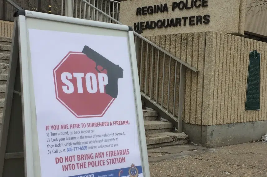 Positive outcome for gun amnesty program in Regina