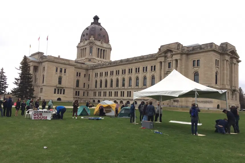 First of 5 days: student group protests Sask. budget