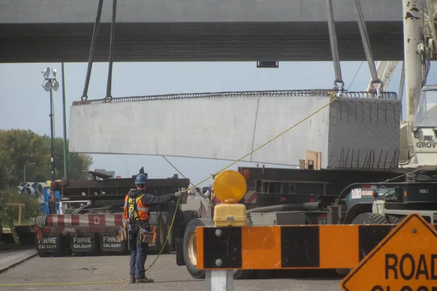 Girders installed at White City overpass