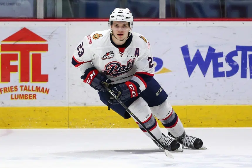 Sam Steel hits 50 goals in Pats' 7-1 routing of the Wheat Kings