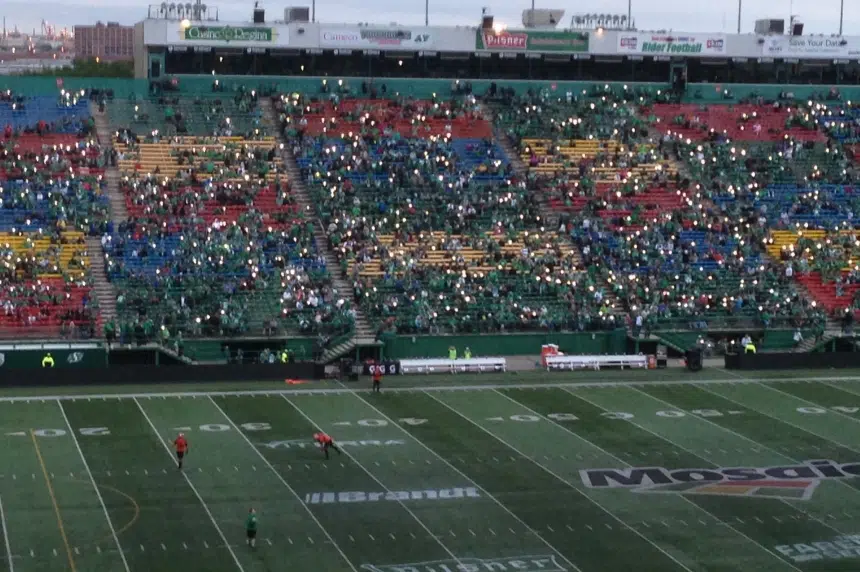 Confetti cannon causes power outage at Mosaic Stadium