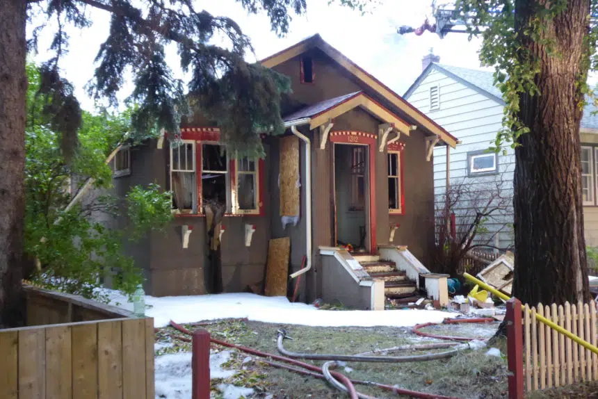 Regina home catches fire for 2nd time in August