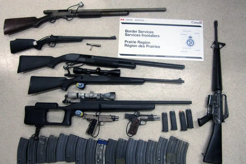 43 undeclared firearm seizures part of 'banner year' for Sask. border crossings