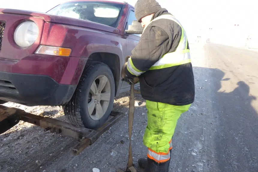 Frigid temperatures lead to busy weekend for tow trucks