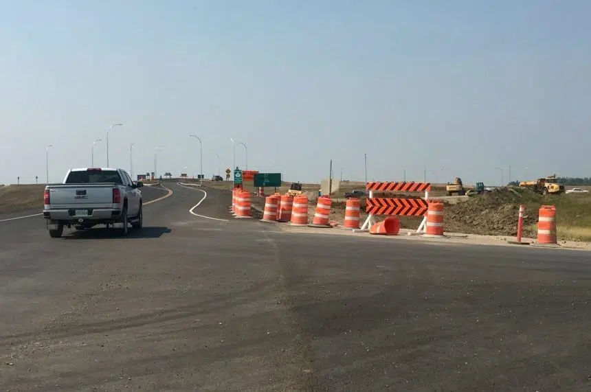 New overpasses at White City, Balgonie noty operational