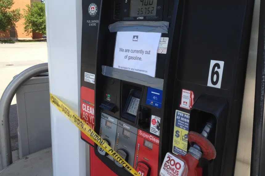 Most Regina Petro-Canada stations run out of fuel