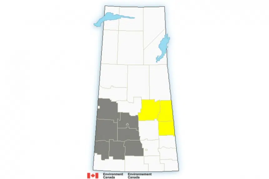 Funnel clouds possible for parts of Sask.