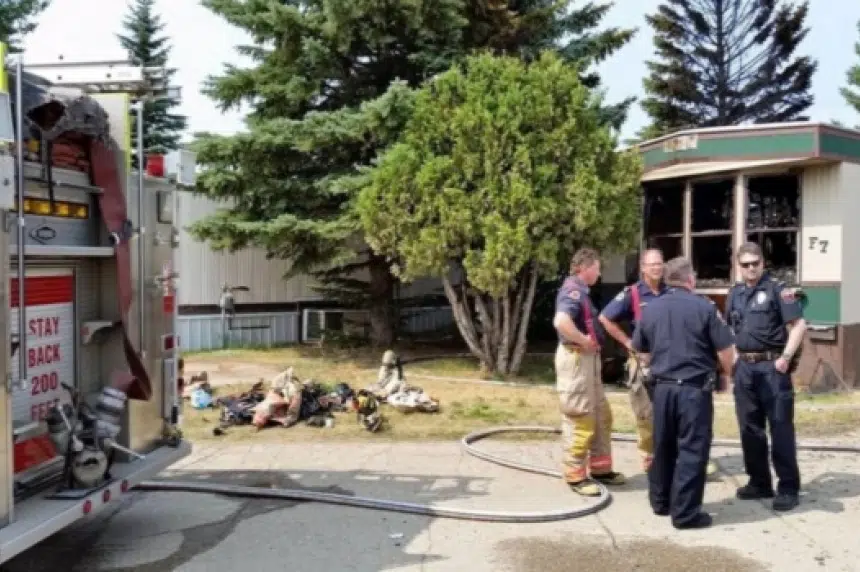 Sewer gas cause of fatal Moose Jaw trailer fire