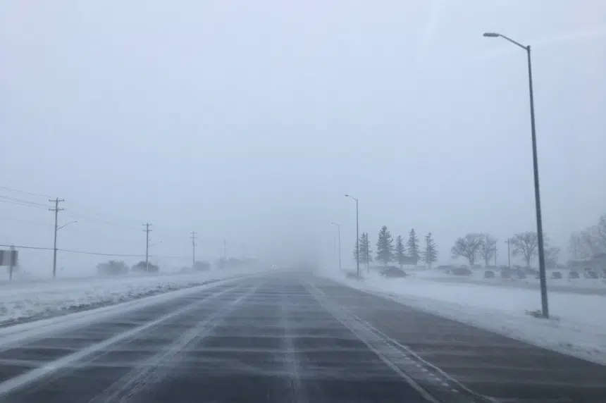 Wind and blowing snow advisory for southeast Sask.