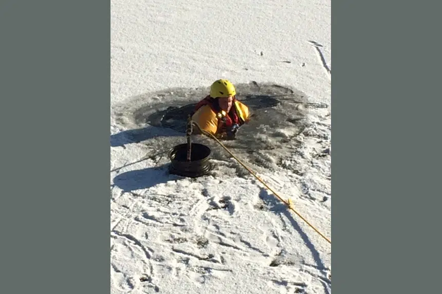 Crews called to Wascana Lake after open hole spotted in the ice