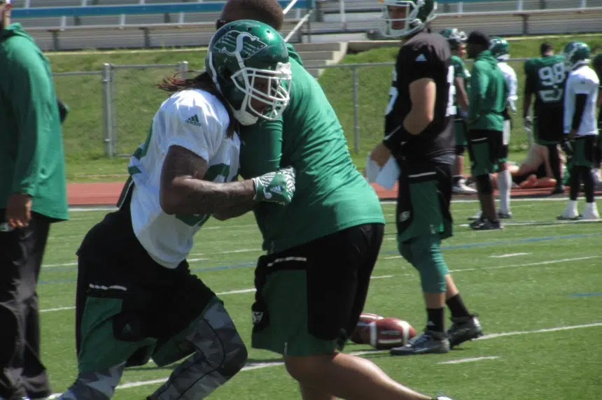 Roughriders Receivers and DBs square off on Day 4 of training camp