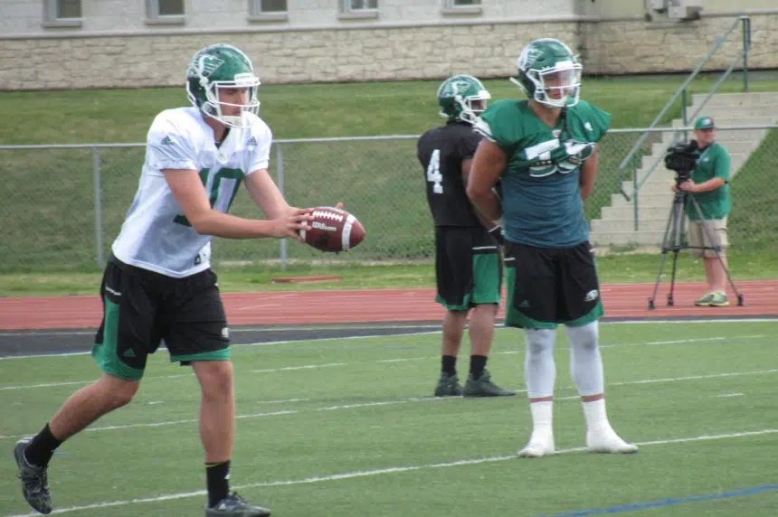 Tackling and rushing among extra work Roughrider kickers are putting in