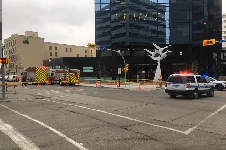 UPDATED: Downtown Regina building evacuated after natural gas leak