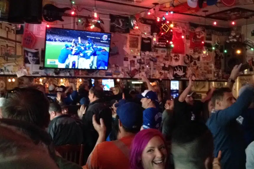 Regina baseball fans celebrate Blue Jays' wild win