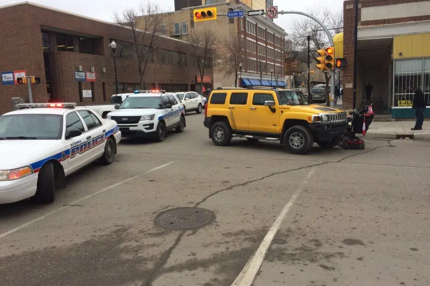 Morning crash in Regina sends 83-year-old man to hospital