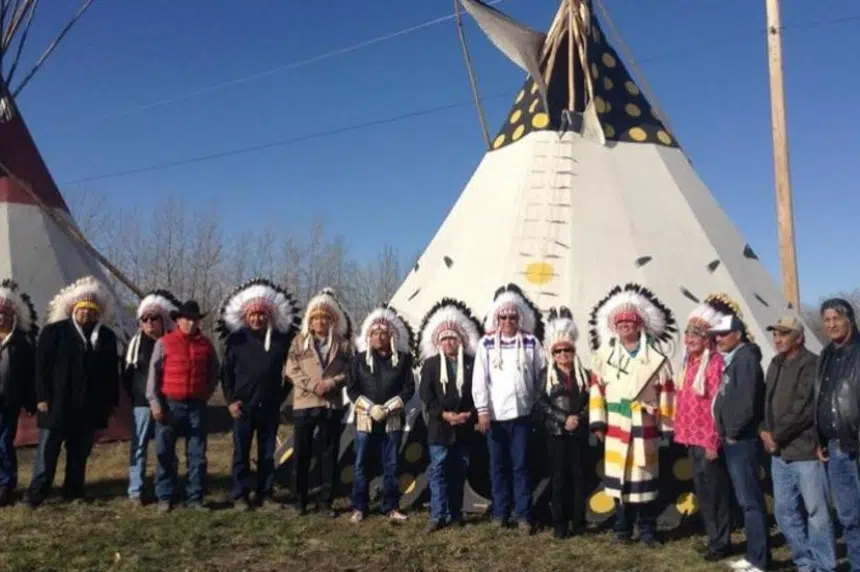 Mistawasis Chief signs peace treaty with Alberta First Nation