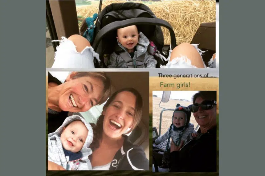 Sask. woman proves women integral to harvest with trending hashtag