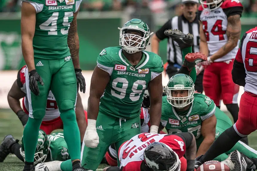 Riders fall 15-9 to the Stamps in defensive battle