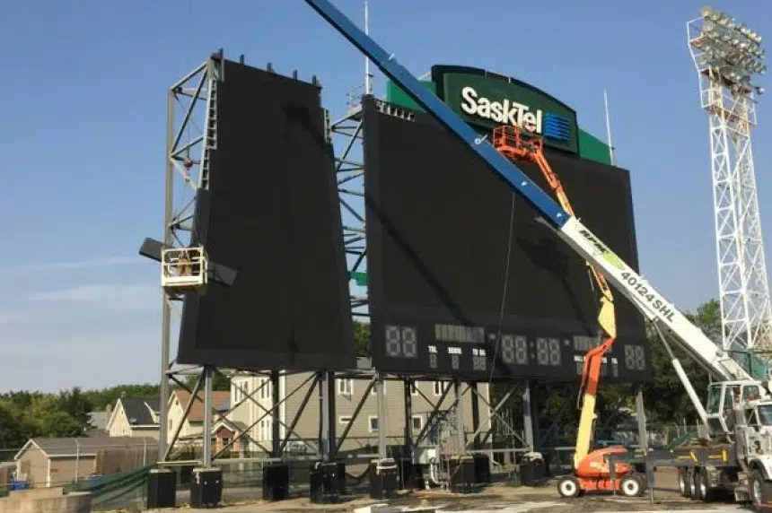 Old Mosaic scoreboard finds new home at Leibel Field 