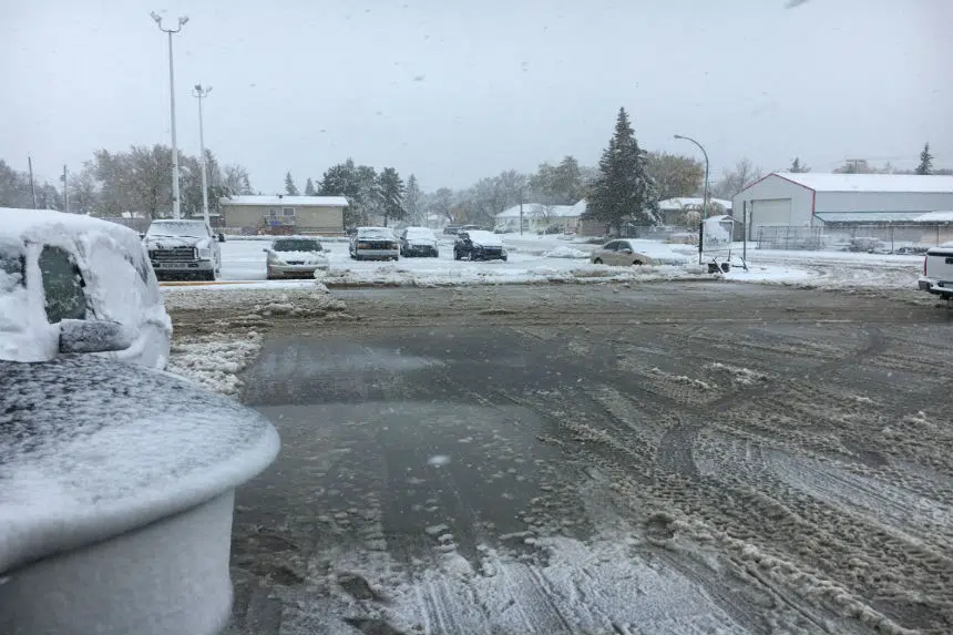 Snow continues in southwest Sask.   