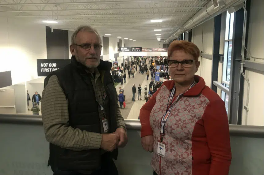 ‘The scale is so much bigger:’ Finnish couple visit Agribition