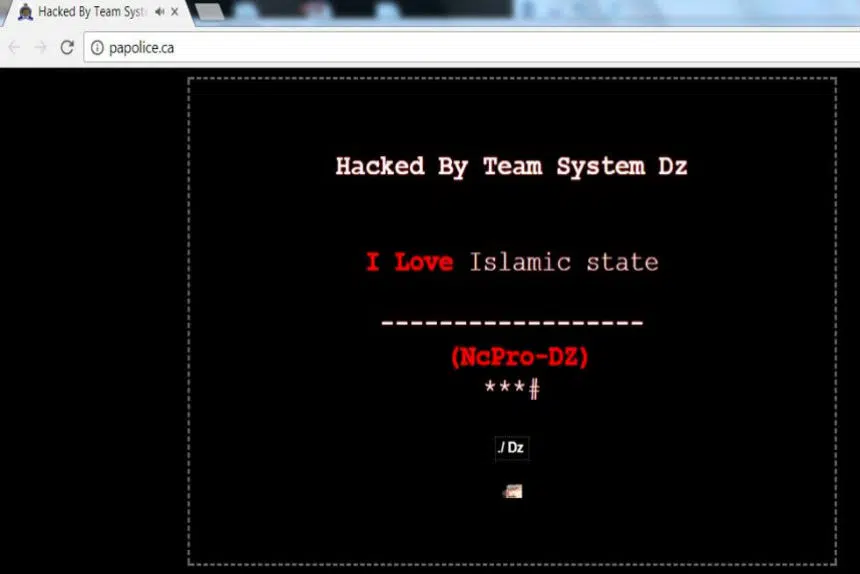 Prince Albert police website breached by hacker