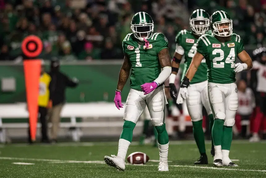 Riders' Johnson supports teammates even from the sidelines