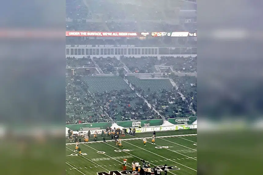 Overhanging snow at new stadium closes 800 seats at Rider game